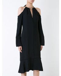 schwarzes Midikleid von Proenza Schouler