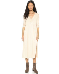 schwarzes Midikleid von Free People