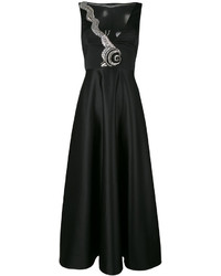 schwarzes Midikleid von Temperley London