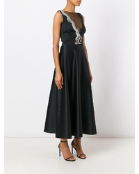 schwarzes Midikleid von Temperley London