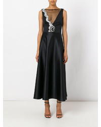 schwarzes Midikleid von Temperley London