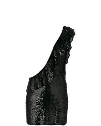 schwarzes figurbetontes Kleid aus Pailletten von Filles a papa