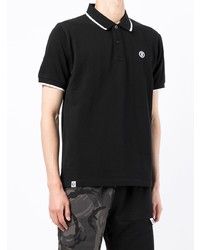 schwarzes Polohemd von AAPE BY A BATHING APE