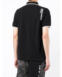 schwarzes Polohemd von AAPE BY A BATHING APE