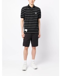 schwarzes Polohemd von AAPE BY A BATHING APE