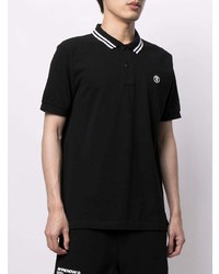 schwarzes Polohemd von AAPE BY A BATHING APE