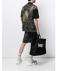 schwarzes Polohemd von AAPE BY A BATHING APE