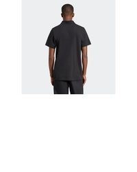schwarzes Polohemd von adidas Originals