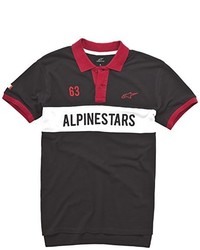 schwarzes Polohemd von Alpinestars