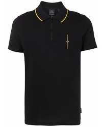 schwarzes Polohemd von Armani Exchange