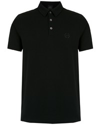 schwarzes Polohemd von Armani Exchange