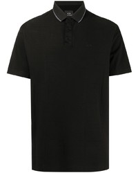 schwarzes Polohemd von Armani Exchange