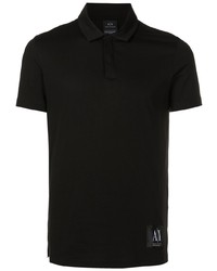 schwarzes Polohemd von Armani Exchange