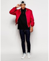 schwarzes Polohemd von Asos