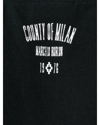 schwarzes Polohemd von Marcelo Burlon County of Milan