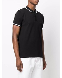 schwarzes Polohemd von Tommy Hilfiger