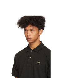 schwarzes Polohemd von Lacoste