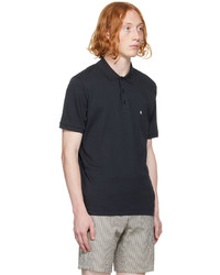 schwarzes Polohemd von rag & bone