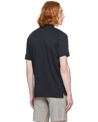 schwarzes Polohemd von rag & bone