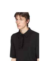 schwarzes Polohemd von Dries Van Noten