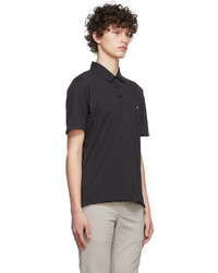 schwarzes Polohemd von rag & bone