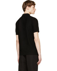 schwarzes Polohemd von Marc Jacobs
