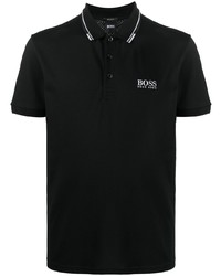 schwarzes Polohemd von BOSS