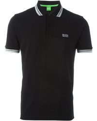 schwarzes Polohemd von BOSS