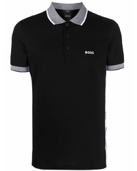 schwarzes Polohemd von BOSS