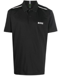 schwarzes Polohemd von BOSS