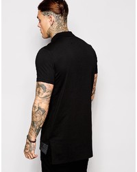 schwarzes Polohemd von Asos