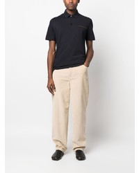 schwarzes Polohemd von Zegna