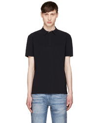 schwarzes Polohemd von Calvin Klein Collection
