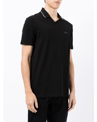 schwarzes Polohemd von Armani Exchange