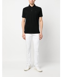 schwarzes Polohemd von Emporio Armani