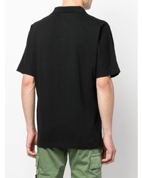 schwarzes Polohemd von Stone Island