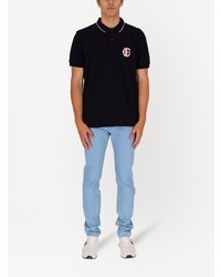 schwarzes Polohemd von Tommy Hilfiger