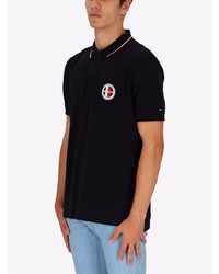 schwarzes Polohemd von Tommy Hilfiger