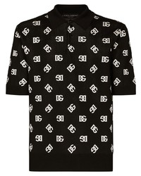 schwarzes Polohemd von Dolce & Gabbana