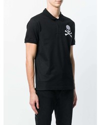 schwarzes Polohemd von Philipp Plein