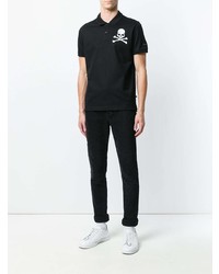 schwarzes Polohemd von Philipp Plein