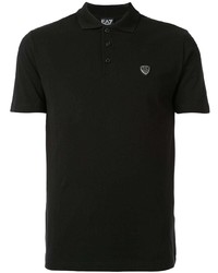 schwarzes Polohemd von Ea7 Emporio Armani