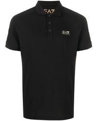 schwarzes Polohemd von Ea7 Emporio Armani