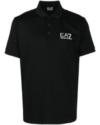 schwarzes Polohemd von Ea7 Emporio Armani