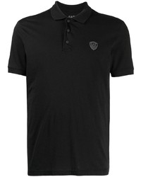 schwarzes Polohemd von Ea7 Emporio Armani