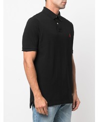 schwarzes Polohemd von Polo Ralph Lauren