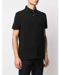 schwarzes Polohemd von Polo Ralph Lauren