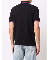 schwarzes Polohemd von Fred Perry