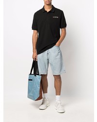 schwarzes Polohemd von Lacoste