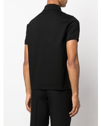 schwarzes Polohemd von Saint Laurent